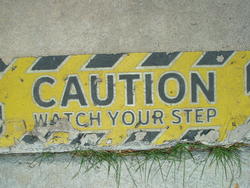 caution sign