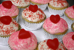 Valentine's Day cupcakes