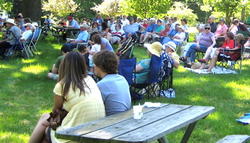 Crowd at Neighborhood Event