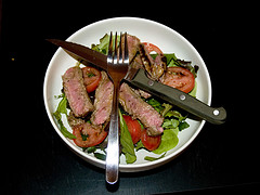 beef salad topper