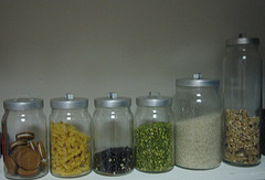 Clear Pantry Jars