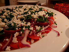 crumbled cheese salad topper