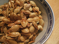 pumpkin seed soup topper