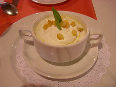 whipped cream soup topper