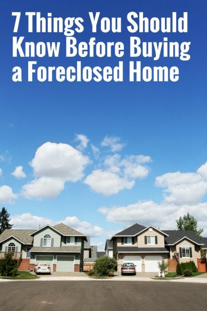 should i buy a foreclosure for my first home