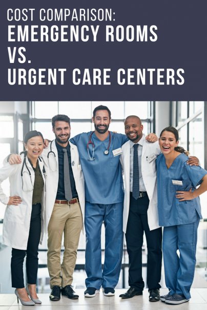 Cost Comparison Emergency Rooms Vs Urgent Care Centers